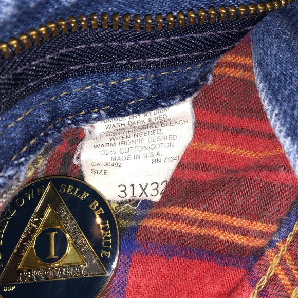 Vintage L.L. Bean Flannel-Lined Jeans - Picture 3 of 4